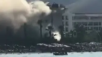 Marmaris'te otel mutfağında yangın paniği