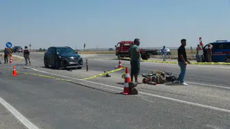 Kilis kara yolunda motosiklet kazası 60 yaşındaki sürücü hayatını kaybetti
