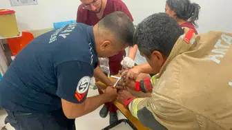 Hatay’da mutfakta kaza İtfaiye blenderı parçaladı