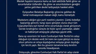 Eyüpsultan Belediye Başkanı Özmen iddialara noktayı koydu