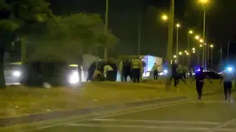 Düğün konvoyunda kanlı kavga