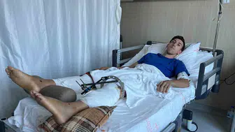 Mersin'de dehşet anları Araba üzerinden geçti durmadı