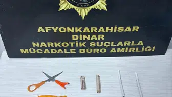 Dinar’da uyuşturucu operasyonu İki kişi cezaevine gönderildi