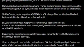 Ömer Çelikten diktatör benzetmesine sert tepki