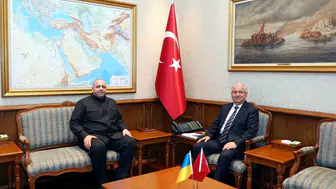 Ankara’da kritik kabul Ukrayna istihbarat şefi Bakan Güler’in makamında