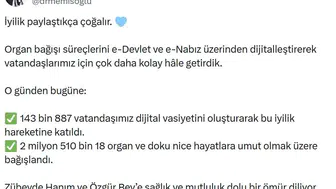Bir tıkla organ bağışçısı olmak mümkün