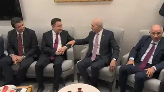 Kurtulmuş'tan Genel Kurul'da Kulis Diplomasisi İktidar ve Muhalefet Kapı Kapı Gezildi