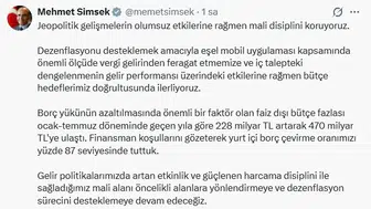 Mehmet Şimşek bütçe disiplinini koruyarak enflasyonla mücadeleye devam edeceklerini açıkladı