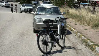 Safranbolu'da elektrikli bisiklet kazası 1 ağır yaralı