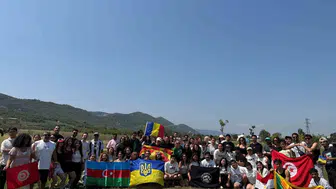 Farklı kıtalardan gelen gençler Nilüfer’in doğasında birleşti