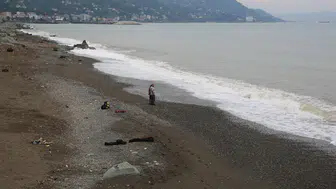 Rize'de dalgalara kapılan 11 yaşındaki çocuk için ikinci gün