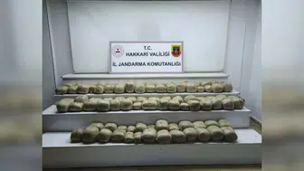 Hakkari sınırında dev uyuşturucu operasyonu