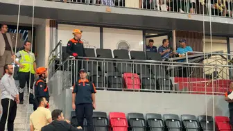 Gaziantep’te spor salonunda dekorasyon çöktü 7 yaralı