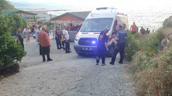 Giresun Eynesil sahilinde serinlemek isteyen genç dalgalara yenildi