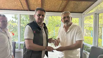Eskişehirli köylülerin traktörlü yangın nöbeti ödüllendirildi