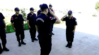 Jandarma, Down sendromlu Berkant'ın askerlik hayalini gerçekleştirdi