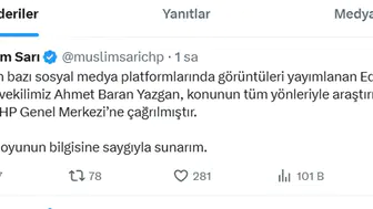CHP Edirne Milletvekili Ahmet Baran Yazgan’a yönelik saldırı soruşturması
