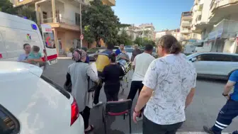 Kavşakta otomobile çarpmamak için fren yaptı, sürüklenip son anda kurtuldu