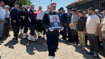 Simav'da Son Görev Kıbrıs Gazisi Nazlım Abay'a Veda