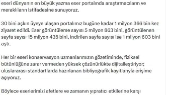 Tarihi eserler dijital kütüphanede herkesin erişimine açıldı
