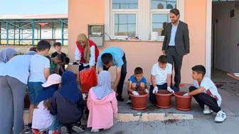 Çıldırlı çocuklar toprakla tanıştı