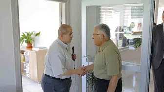 Büyükkılıç kursiyerlerle buluştu, el emeği eserleri inceledi