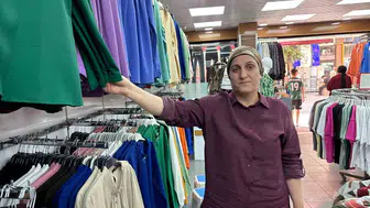Sıcaklarda moda mı sağlık mı? Esnaf Şefika Ömer'den koyu renk giyenlere kritik uyarı?