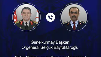 Genelkurmay Başkanı Katar mevkidaşıyla kritik bir telefon görüşmesi yaptı