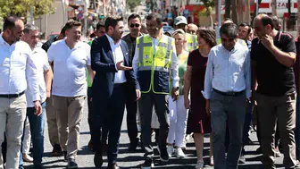 Tavas’ın ana caddeleri baştan aşağı yenilendi
