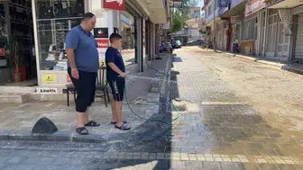 Alaşehir 40 dereceyi gördü sokaklar boşaldı