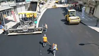 Şanlıurfa’da Siverek’in Kalbi Yenileniyor Adnan Menderes Caddesi’ne Sıcak Asfalt
