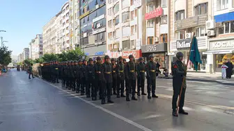 Sivas'ta zafer coşkusu provada yaşandı
