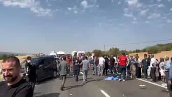 Lice yolunda minibüs devrildi 5 kayıp 11 yaralı