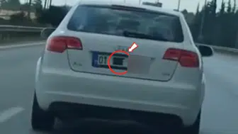 Plakasını kapatıp yola çıkan sürücüye 140 bin lira fatura