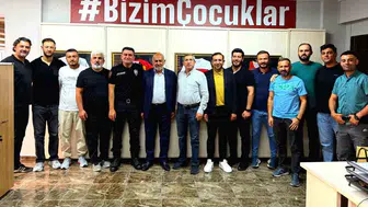 Kayserispor yönetiminden emniyet teşkilatına moral ziyareti