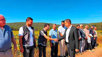 Gölpazarı tarlalarında bereket mesaisi