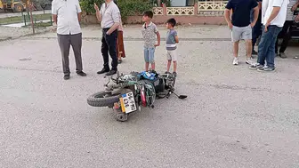 Tokat’ta 14 yaşındaki çocuğun kullandığı otomobil kazaya karıştı