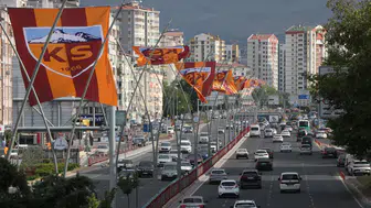 Kayseri'de Bursaspor maçı heyecanı Mustafa Kemal Paşa Bulvarı sarı-kırmızıya boyandı