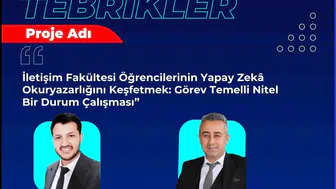 Zonguldak'ta öğrencilerin yapay zeka sınavı TÜBİTAK'tan destek aldı