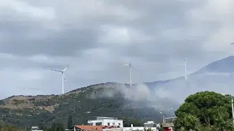 Erdek ormanlarında yükselen alevlere acil müdahale