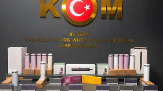 Kırşehir polisine kaçak ürün yakalaması