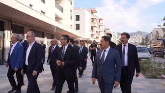 Hatay’da deprem sonrası inşa süreci denetlendi