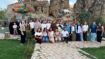 Karadeniz ve Doğu Anadolu’dan gençler Şemdinli’nin tarihine dokundu