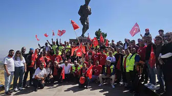 104 yıl sonra Kocatepe'de motosikletli zafer turu