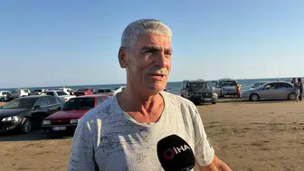 Doğu Akdeniz’in serinleme durağı Burnaz Plajı doldu taştı
