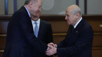Erdoğan ve Bahçeli Külliye'de bir araya geldi