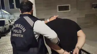 Samsun polisinde uyuşturucu operasyonu 8 yıl kesinleşmiş cezası olan yakalandı
