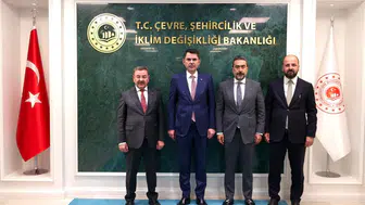 Gölbaşı'nın yeni projeleri için Ankara'da Bakan mesaisi