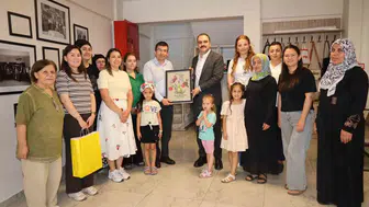 Karacasu Kaymakamı kadınların el emeği üretimini yerinde inceledi