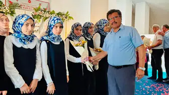 Denizli’de küçük Hüsna 7. sınıfa geçmeden hafız oldu